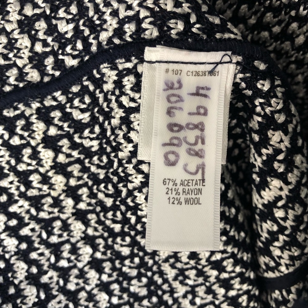 St. John Open Front Knit Cardigan Jacket SZ 8 - Picture 6 of 6